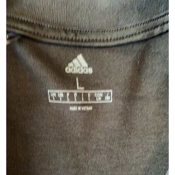 Adidas Golf Men's Large Black Go-To Quilt Full Zip Crew Neck Jacket - Picture 5 of 9